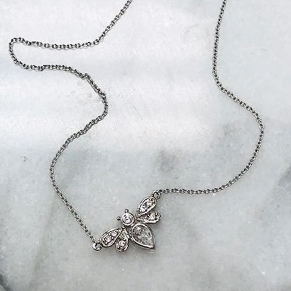 “QueenBee” Cubic Zirconia Necklace, Boutique-NWT - Picture 5 of 6